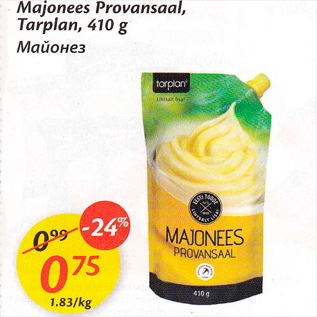 Allahindlus - Majonees Provansaal, Tarplaan, 410 g