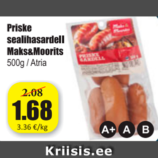 Allahindlus - Priske sealihasardell Maks&Moorits