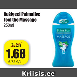 Allahindlus - Dušigeel Palmolive Feel the Massage 250 ml