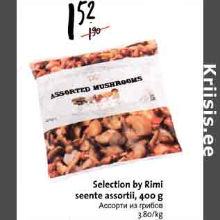 Allahindlus - Selection bу Rimi seente assortii,400 g