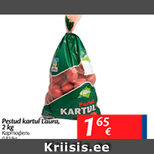 Allahindlus - Pestud kartul Laura, 2 kg