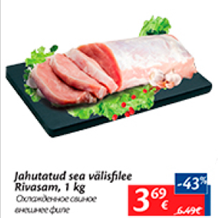 Allahindlus - Jahutatud sea välisfilee Rivasam, 1 kg