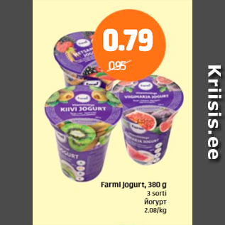 Allahindlus - Farmi jogurt, 380 g