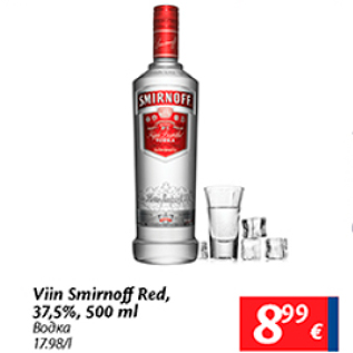 Allahindlus - Viin Smirnoff Red