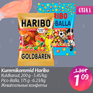 Allahindlus - Kummikommid Haribo