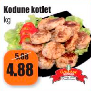 Allahindlus - Kodune kotlet kg