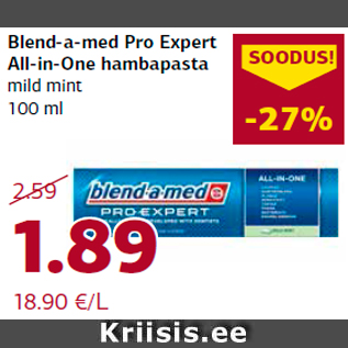 Allahindlus - Blend-a-med Pro Expert All-in-One hambapasta