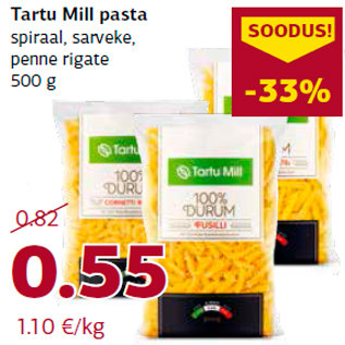 Allahindlus - Tartu Mill pasta