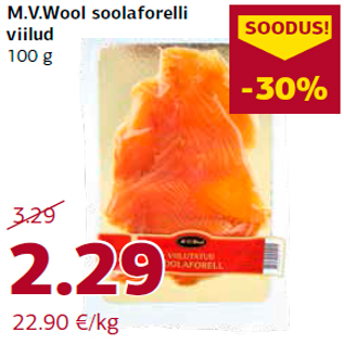 Allahindlus - M.V.Wool soolaforelli viilud