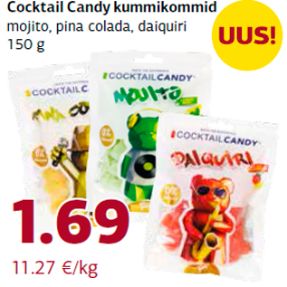 Allahindlus - Cocktail Candy kummikommid