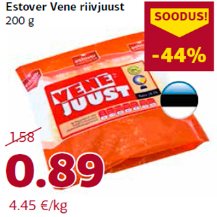 Allahindlus - Estover Vene riivjuust 200 g