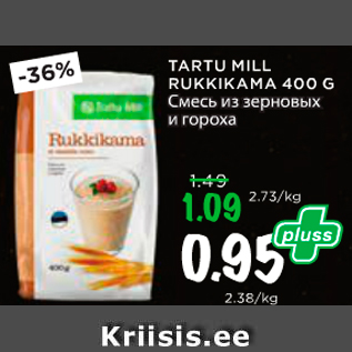 Allahindlus - TARTU MILL RUKKIKAMA 400 G