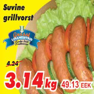 Allahindlus - Suvine grillvorst