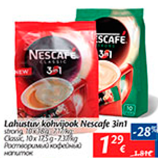 Allahindlus - Lahustuv kohvijook Nescafe 3in1