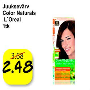 Allahindlus - Juuksevärv Color Naturals L`Oreal