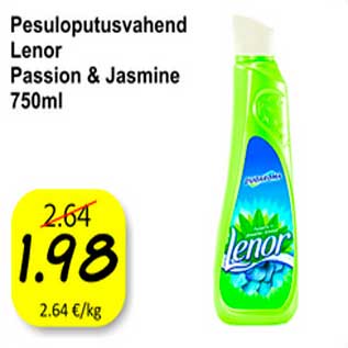 Allahindlus - Pesuloputusvahend Lenor Passion&Jasmine