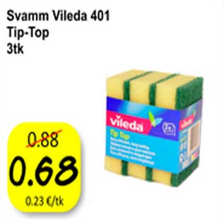 Allahindlus - Svamm Vileda 401 Tip-Top