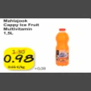 Allahindlus - Mahlajook Cappy Ice Fruit Multivitamiin