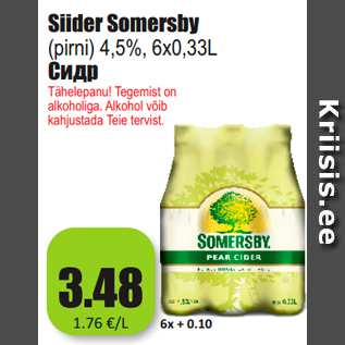 Allahindlus - Siider Somersby