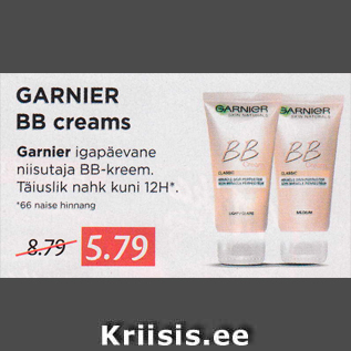 Allahindlus - Garnier BB cream