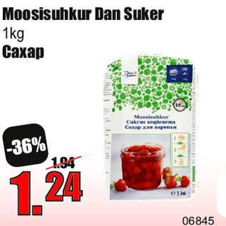 Allahindlus - Moosisuhkur Dan Suker 1kg