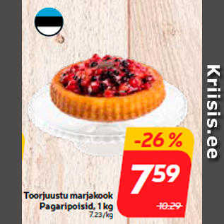 Allahindlus - Toorjuustu marjakook Pagaripoisid, 1 kg