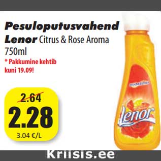 Allahindlus - Pesuloputusvahend Lenor