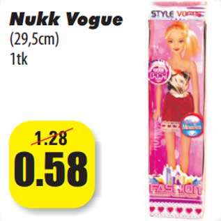 Allahindlus - Nukk Vogue (29,5cm) 1tk