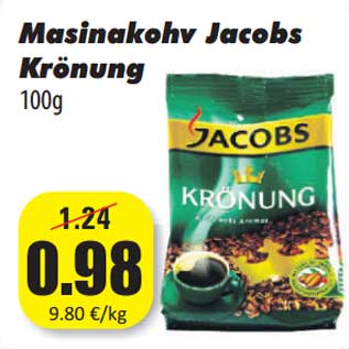 Allahindlus - Masinakohv Jacobs Krönung 100g