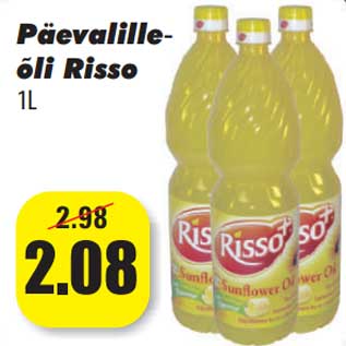 Allahindlus - Päevalille- õli Risso 1L