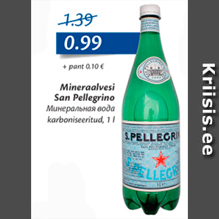 Allahindlus - Mineraalvesi San Pellegrino