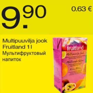 Allahindlus - Multipuuvilja jook Fruitland