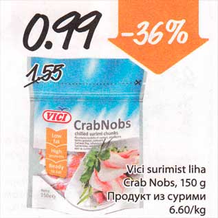 Allahindlus - Vici surimist liha Crab Nord, 150 g