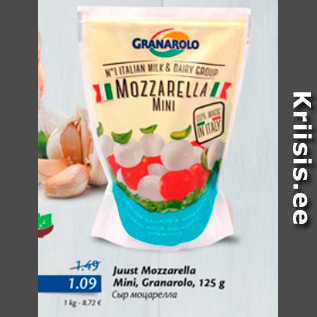 Allahindlus - Juust Mozzarella Mini, Granarola, 125 g