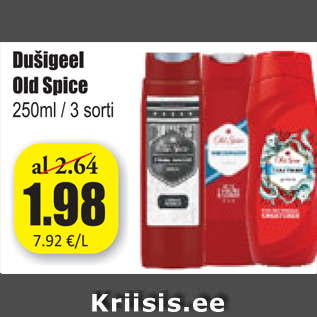 Allahindlus - Dušigeel Old Spice