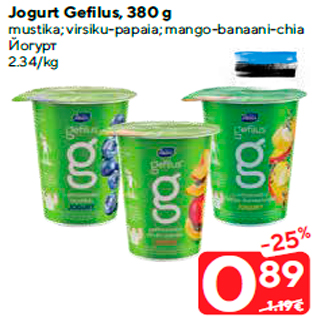 Allahindlus - Jogurt Gefilus, 380 g