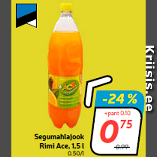 Allahindlus - Segumahlajook Rimi Ace, 1,5 l