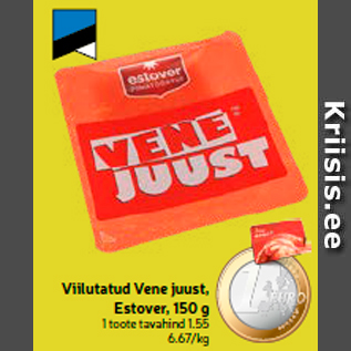 Allahindlus - Viilutatud Vene juust, Estover, 150 g