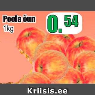 Allahindlus - Poola õun 1 kg