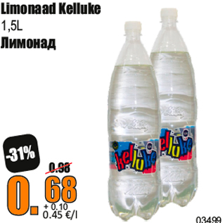 Allahindlus - Limonaad Kelluke 1,5L