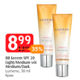 Allahindlus - BB kreem SPF 20 Light/Medium või Medium/Dark