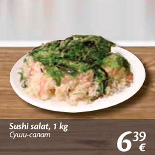 Allahindlus - Sushi salat, 1 kg