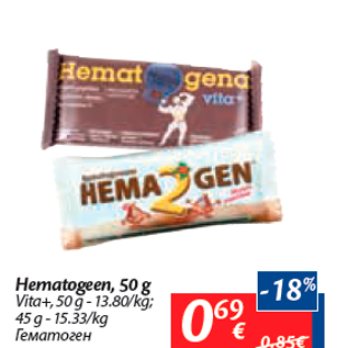 Allahindlus - Hematogeen, 50 g