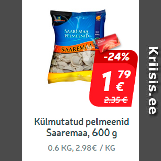 Allahindlus - Külmutatud pelmeenid Saaremaa, 600 g