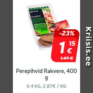 Allahindlus - Perepihvid Rakvere, 400 g