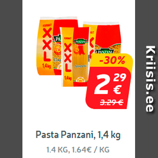 Allahindlus - Pasta Panzani, 1,4 kg