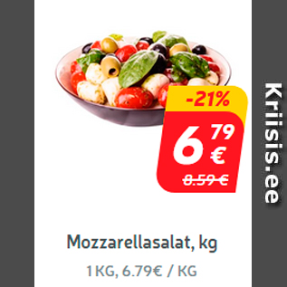 Allahindlus - Mozzarellasalat, kg