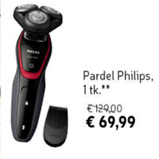 Allahindlus - Pardel Philips, 1 tk**