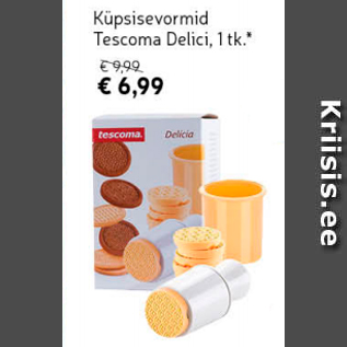 Allahindlus - Küpsisevormid Tescoma Delici, 1 tk*