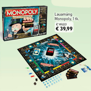 Allahindlus - Lauamäng Monopoly, 1 tk